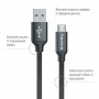 Купить ᐈ Кривой Рог ᐈ Низкая цена ᐈ Кабель ColorWay USB - micro USB (M/M), 1 м, Black (CW-CBUM002-BK)