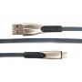 Купить ᐈ Кривой Рог ᐈ Низкая цена ᐈ Кабель Dengos USB-microUSB 0.25м Grey (PLS-M-SHRT-PLSK-GREY)