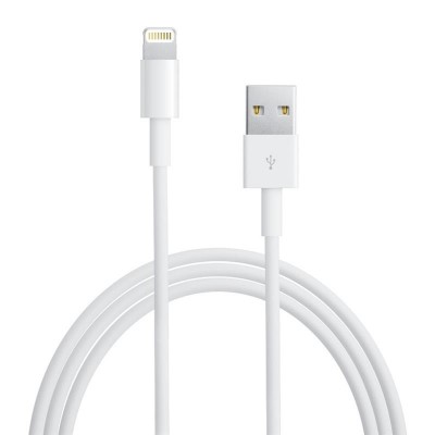 Купить ᐈ Кривой Рог ᐈ Низкая цена ᐈ Кабель USB - Lightning (M/M), 1 м, White (D05424)