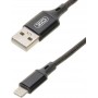 Купить ᐈ Кривой Рог ᐈ Низкая цена ᐈ Кабель XO NB143 USB - Lightning (M/M), 2.1 A, 1 м, Black (XO-NB143i1-BK)