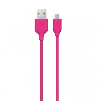 Купить ᐈ Кривой Рог ᐈ Низкая цена ᐈ Кабель Ttec USB - мicro USB (M/M), 1.2 м, Pink (2DK7530P) 