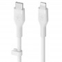 Купить ᐈ Кривой Рог ᐈ Низкая цена ᐈ Кабель Belkin BoostCharge Flex USB Type-C - Lightning, 2 м, White (CAA009bt2MWH) OEM