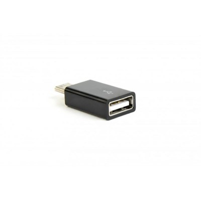 Купить ᐈ Кривой Рог ᐈ Низкая цена ᐈ Адаптер Cablexpert USB Type-C - USB V 2.0 (M/F) Black (CC-USB2-CMAF-A) 