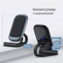 Купить ᐈ Кривой Рог ᐈ Низкая цена ᐈ Беспроводное зарядное устройство ColorWay Wireless Stand 10W Blue (CW-CHW30Q-BL)