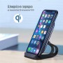 Купить ᐈ Кривой Рог ᐈ Низкая цена ᐈ Беспроводное зарядное устройство ColorWay Wireless Stand 15W Black (CW-CHW31Q-BK)