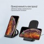 Купить ᐈ Кривой Рог ᐈ Низкая цена ᐈ Беспроводное зарядное устройство ColorWay Wireless Stand 15W Black (CW-CHW31Q-BK)