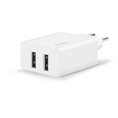 Купить ᐈ Кривой Рог ᐈ Низкая цена ᐈ Сетевое зарядное устройство Ttec SmartCharger DUO 2хUSB 2.4А/12Вт White (2SCS21B)