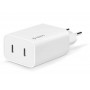 Купить ᐈ Кривой Рог ᐈ Низкая цена ᐈ Сетевое зарядное устройство Ttec SmartCharger Duo PD USB-C 40W White (2SCS27B)