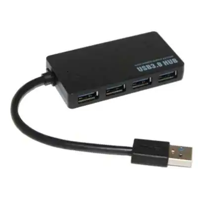Купить ᐈ Кривой Рог ᐈ Низкая цена ᐈ Концентратор USB3.0 Voltronic 4хUSB3.0 Black (YT-3HF4/2TB/08645), Blister