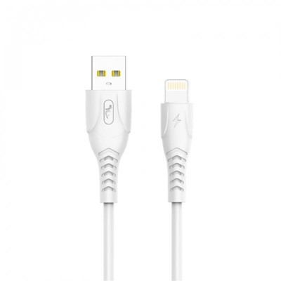 Купить ᐈ Кривой Рог ᐈ Низкая цена ᐈ Кабель SkyDolphin S08L USB - Lightning (M/M), 1 м, White (USB-000560)