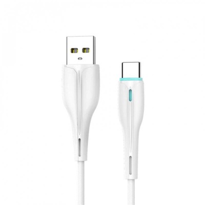 Купить ᐈ Кривой Рог ᐈ Низкая цена ᐈ Кабель SkyDolphin S48T USB - USB Type-C (M/M), 1 м, White (USB-000425)