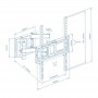 Купить ᐈ Кривой Рог ᐈ Низкая цена ᐈ Кронштейн Walfix R-414B (VESA400х400)