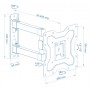 Купить ᐈ Кривой Рог ᐈ Низкая цена ᐈ Кронштейн Walfix R-354B (VESA200х200)