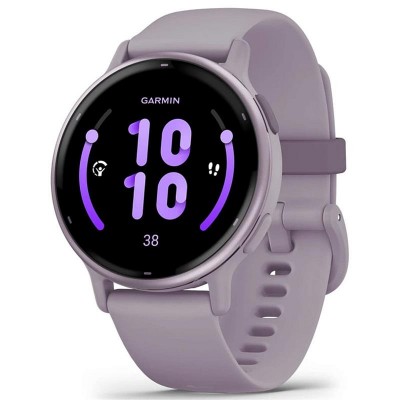 Купити Смарт-часы Garmin Vivoactive 5 Metallic Orchid Aluminum Bezel with Orchid Case and Silicone Band (010-02862-53); 1.2" (39