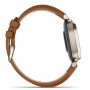 Купить ᐈ Кривой Рог ᐈ Низкая цена ᐈ Смарт-часы Garmin Lily 2 Cream Gold with Tan Leather Band (010-02839-60); 1.0" (240x201) Liq