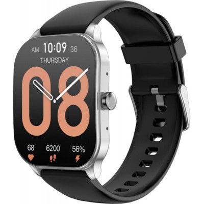 Купить ᐈ Кривой Рог ᐈ Низкая цена ᐈ Смарт-часы Xiaomi Amazfit Pop 3S Silver; 1.96" (502 x 410) AMOLED / Bluetooth 5.2 / 267.73 x