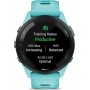 Купить ᐈ Кривой Рог ᐈ Низкая цена ᐈ Смарт-часы Garmin Forerunner 265 Black Bezel with Aqua Case and Aqua/Black Silicone Band (01