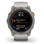 Купить ᐈ Кривой Рог ᐈ Низкая цена ᐈ Смарт-часы Garmin Fenix 7X Pro Sapphire Solar Titanium with Grey/Orange Band (010-02778-64);