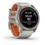 Купить ᐈ Кривой Рог ᐈ Низкая цена ᐈ Смарт-часы Garmin Fenix 7X Pro Sapphire Solar Titanium with Grey/Orange Band (010-02778-64);