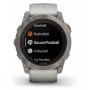 Купить ᐈ Кривой Рог ᐈ Низкая цена ᐈ Смарт-часы Garmin Fenix 7X Pro Sapphire Solar Titanium with Grey/Orange Band (010-02778-64);