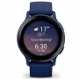 Купить ᐈ Кривой Рог ᐈ Низкая цена ᐈ Смарт-часы Garmin Vivoactive 5 Metallic Navy Aluminum Bezel with Navy Case and Silicone Band