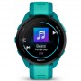 Купить ᐈ Кривой Рог ᐈ Низкая цена ᐈ Смарт-часы Garmin Forerunner 165 Music Turquoise/Aqua (010-02863-B2); 1.2" (390x390) AMOLED 