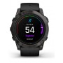 Купить ᐈ Кривой Рог ᐈ Низкая цена ᐈ Смарт-часы Garmin Epix Pro Gen 2 51mm Sapphire Carbon Gray DLC Titanium with Black Silicone 