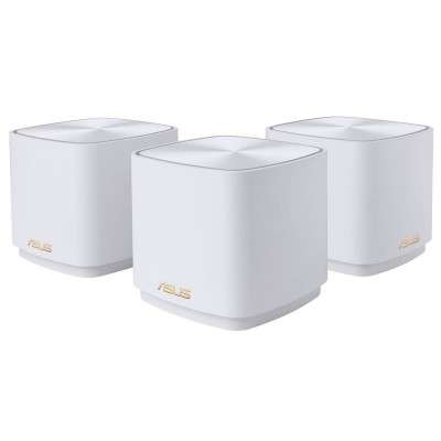 Купить ᐈ Кривой Рог ᐈ Низкая цена ᐈ Wi-Fi Mesh система Asus ZenWiFi XD4 Plus 3PK White (AX1800, 1xGE WAN/LAN, 1xGE LAN, AiMesh, 