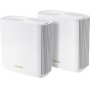 Купить ᐈ Кривой Рог ᐈ Низкая цена ᐈ Wi-Fi Mesh система Asus ZenWiFi XT8 V2 White 2pk (90IG0590-MO3A80) (AX6600, 1x2.5GE WAN, 3xG