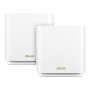 Купить ᐈ Кривой Рог ᐈ Низкая цена ᐈ Wi-Fi Mesh система Asus ZenWiFi XT8 V2 White 2pk (90IG0590-MO3A80) (AX6600, 1x2.5GE WAN, 3xG