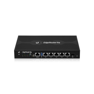 Купить ᐈ Кривой Рог ᐈ Низкая цена ᐈ Маршрутизатор Ubiquiti EdgeRouter ER-6P (Quad-Core 1 GHz/1GB, 5x1GE, 1xSFP, passive poe)