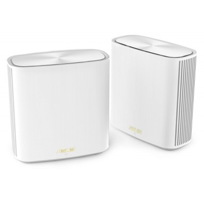 Купить ᐈ Кривой Рог ᐈ Низкая цена ᐈ Wi-Fi Mesh система Asus ZenWiFi XD6 2PK White (XD6-2PK-WHITE) (AX5400, WiFi6, 1xGE WAN, 3xGE