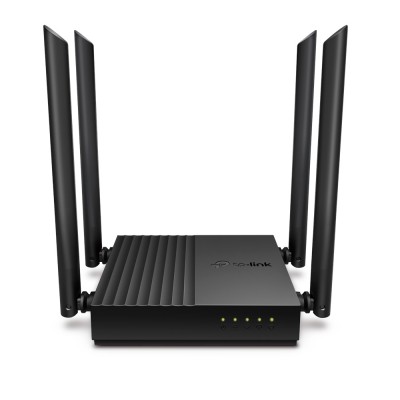 Купить ᐈ Кривой Рог ᐈ Низкая цена ᐈ Беспроводной маршрутизатор TP-Link Archer A64 (AC1200, 1хGE Wan, 4хGE LAN, MU-MIMO, Smart Co