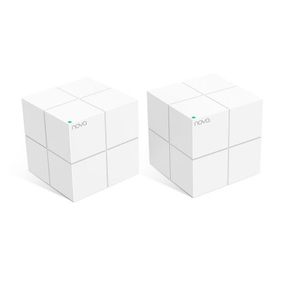 Купить ᐈ Кривой Рог ᐈ Низкая цена ᐈ WiFi Mesh система Tenda Nova MW6 (2-pack) (MW6-KIT-2) (AC1300, 2xGE WAN/LAN, Beamforming, ME