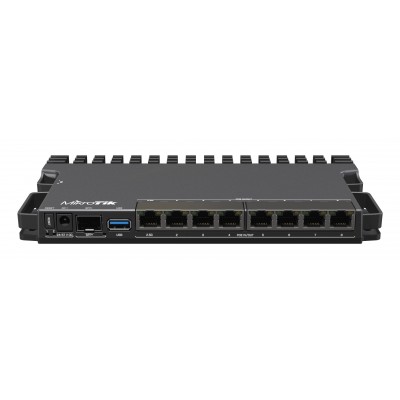 Купити Маршрутизатор MikroTik RB5009UPr+S+IN (7x1GE LAN PoE, 1xSFP+, 1x2.5GE LAN PoE, 1xUSB 3.0, PoE in, DC, 2-pin, max PoE 130W