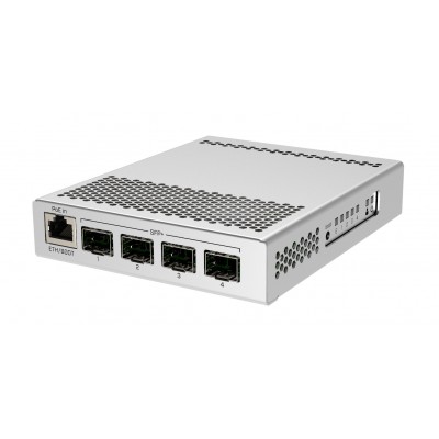 Купить ᐈ Кривой Рог ᐈ Низкая цена ᐈ Коммутатор MikroTik CRS305-1G-4S+IN (1x1GE, 4xSFP+, Dual PSU, L3)