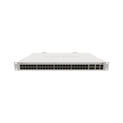 Купить ᐈ Кривой Рог ᐈ Низкая цена ᐈ Коммутатор MikroTik CRS354-48P-4S+2Q+RM (48xGE PoE+, 4xSFP+, 2xQSFP+, 750W max, L3)