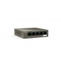 Купить ᐈ Кривой Рог ᐈ Низкая цена ᐈ Коммутатор Tenda TEF1105P-4-38W (4xFE PoE, 1xFE Uplink, 35Вт)