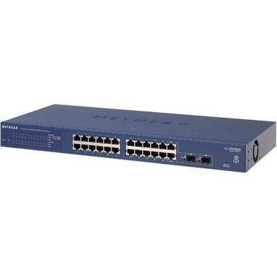 Купить ᐈ Кривой Рог ᐈ Низкая цена ᐈ Коммутатор Netgear GS724T-400EUS 24xGE, 2xSFP, L2+