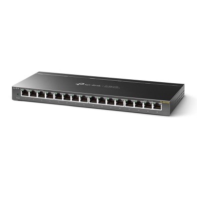 Купить ᐈ Кривой Рог ᐈ Низкая цена ᐈ Коммутатор TP-Link TL-SG116E (16xGE, настольный, металл, easysmart)