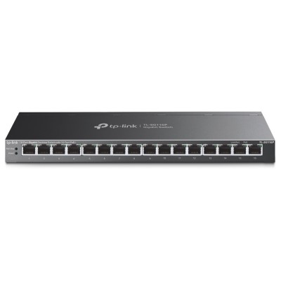 Купить ᐈ Кривой Рог ᐈ Низкая цена ᐈ Коммутатор TP-Link TL-SG116P (16xGE PoE+, max PoE 120W)