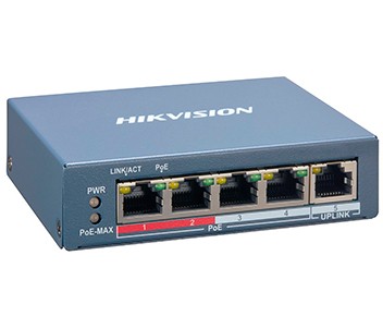 Купить ᐈ Кривой Рог ᐈ Низкая цена ᐈ Коммутатор Hikvision DS-3E1105P-EI