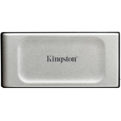 Купить ᐈ Кривой Рог ᐈ Низкая цена ᐈ Накопитель внешний SSD Portable USB 500GB Kingston XS2000 Silver (SXS2000/500G)