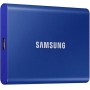 Купить ᐈ Кривой Рог ᐈ Низкая цена ᐈ Накопитель внешний SSD 2.5" USB 1.0TB Samsung T7 Indigo Blue (MU-PC1T0H/WW)