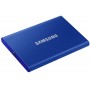 Купить ᐈ Кривой Рог ᐈ Низкая цена ᐈ Накопитель внешний SSD 2.5" USB 1.0TB Samsung T7 Indigo Blue (MU-PC1T0H/WW)