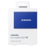 Купить ᐈ Кривой Рог ᐈ Низкая цена ᐈ Накопитель внешний SSD 2.5" USB 1.0TB Samsung T7 Indigo Blue (MU-PC1T0H/WW)