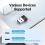 Купить ᐈ Кривой Рог ᐈ Низкая цена ᐈ Переходник Vention USB - USB Type-C V 2.0 (M/F) Black (CDWB0)