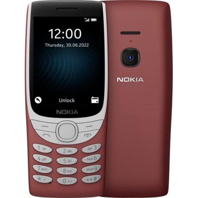 Купить ᐈ Кривой Рог ᐈ Низкая цена ᐈ Мобильный телефон Nokia 8210 Dual Sim Red; 2.8" (320x240) TN / клавиатурный моноблок / Uniso