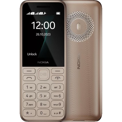 Купить ᐈ Кривой Рог ᐈ Низкая цена ᐈ Мобильный телефон Nokia 130 2023 Dual Sim Light Gold; 2.4" (320x240) TFT / клавиатурный моно