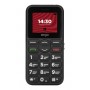 Купить ᐈ Кривой Рог ᐈ Низкая цена ᐈ Мобильный телефон Ergo R181 Dual Sim Black; 1.77" (160х120) TFT / кнопочный моноблок / Sprea